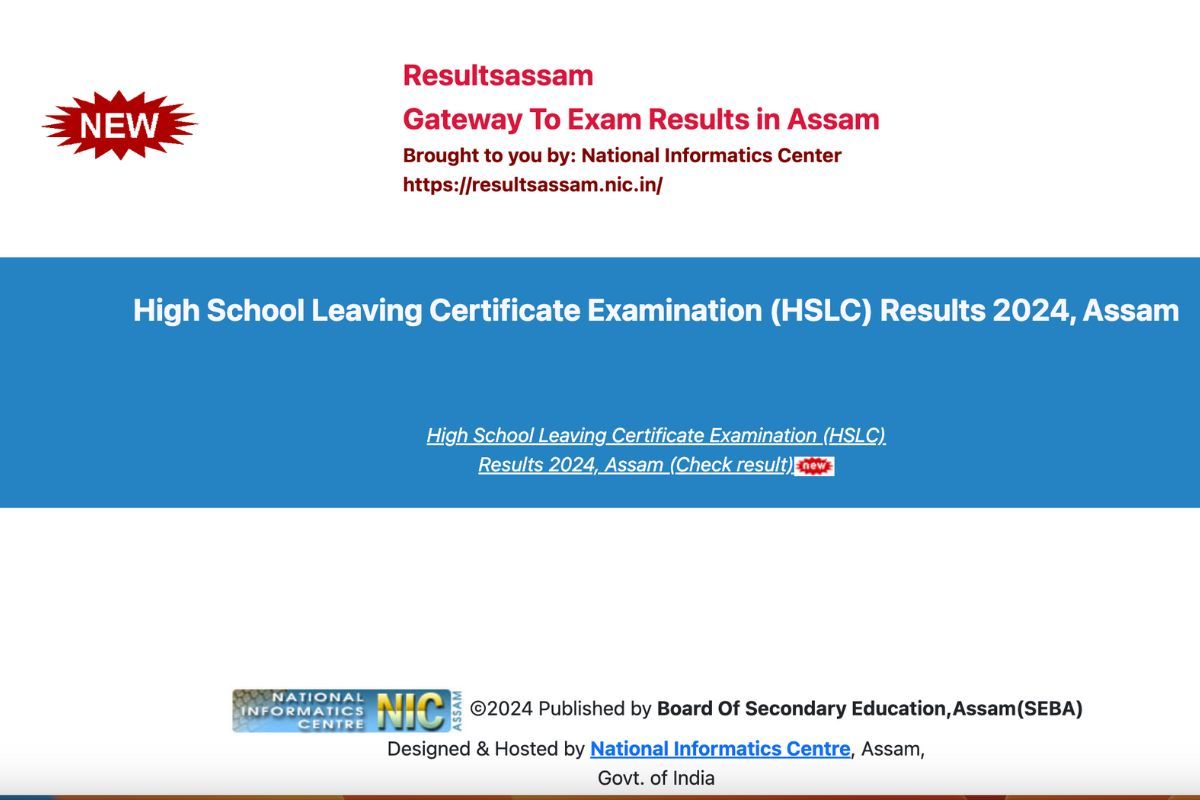 Assam HSLC Result Declared 2024