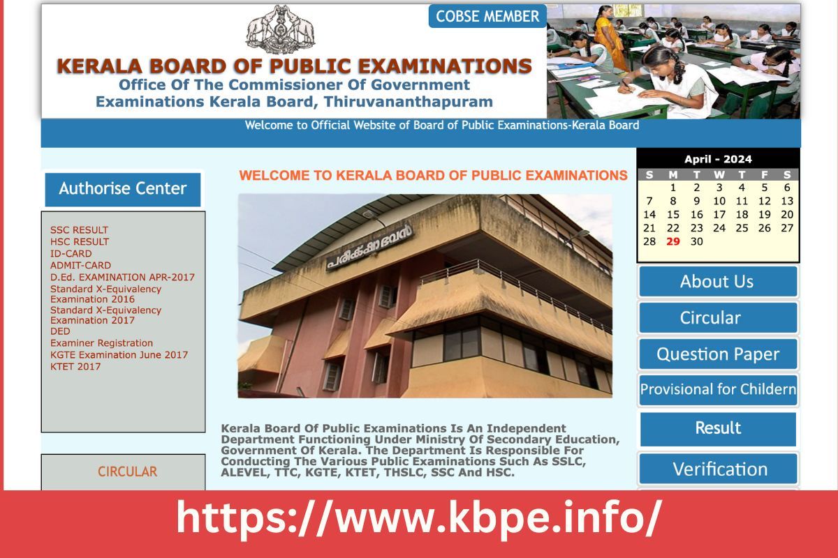 Kerala SSLC Examination 2024