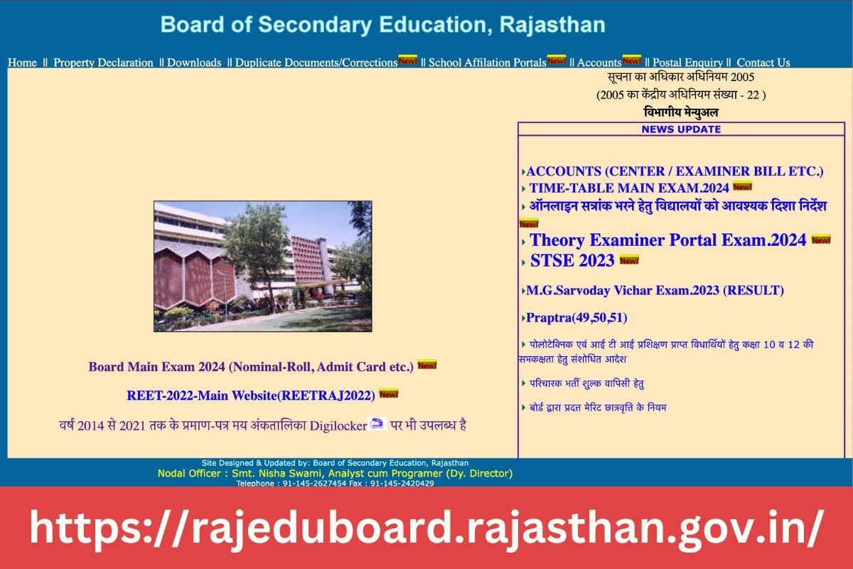 RBSE 12th Science Result 