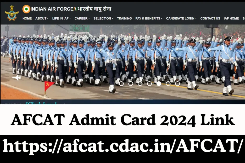 AFCAT Admit Card 2024 Available for Download Tomorrow at afcat.cdac.in!