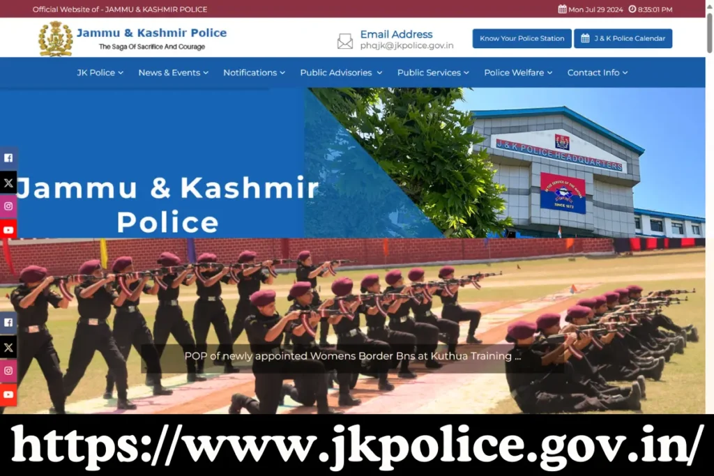 JK Police Constable Recruitment 2024 Starts Tomorrow – Apply at jkpolice.gov.in!