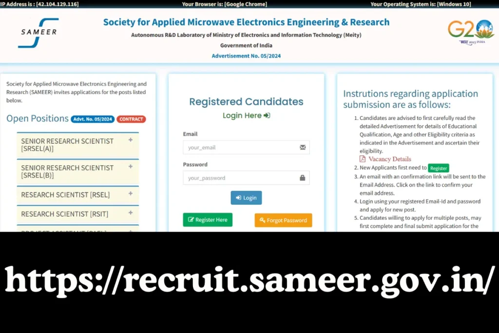 SAMEER Recruitment 2024 – High Pay, Apply at recruit.sameer.gov.in