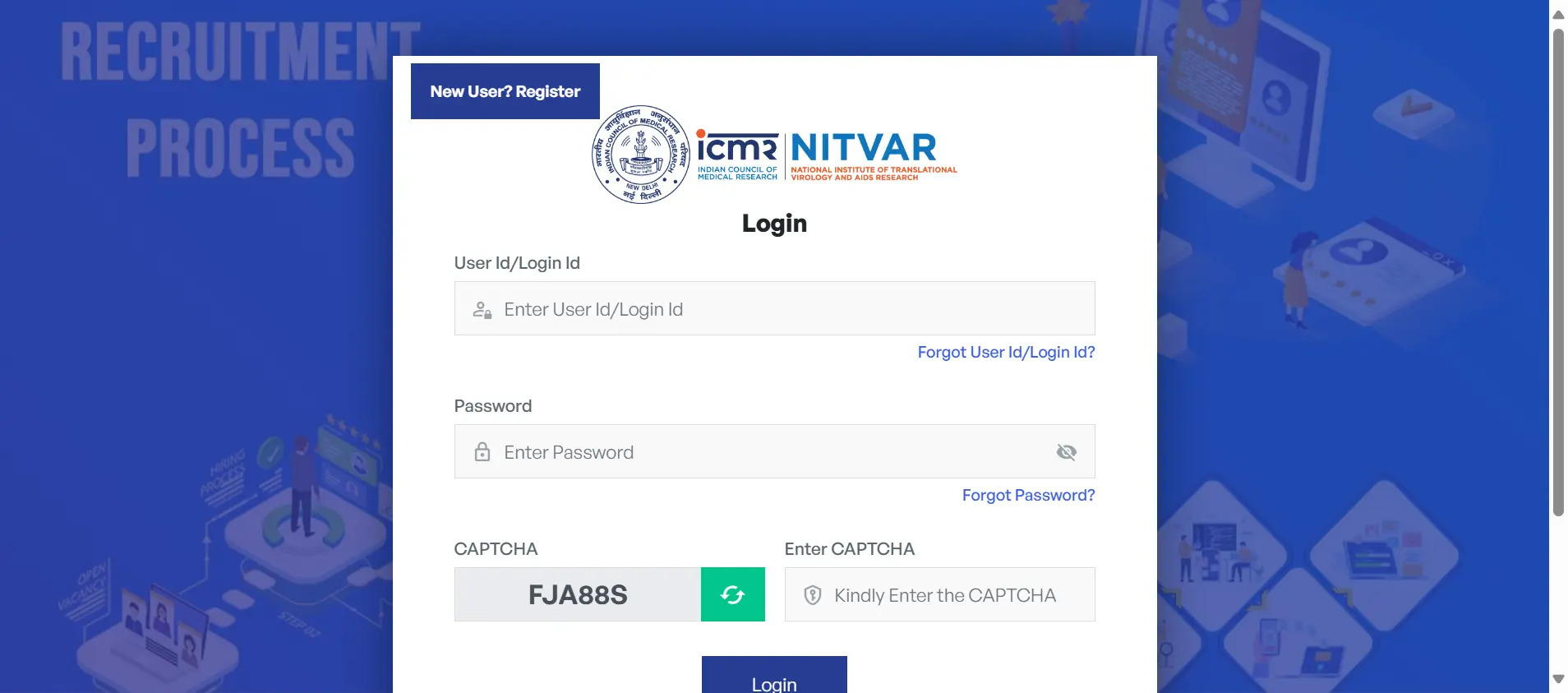 ICMR Clerk recruitment