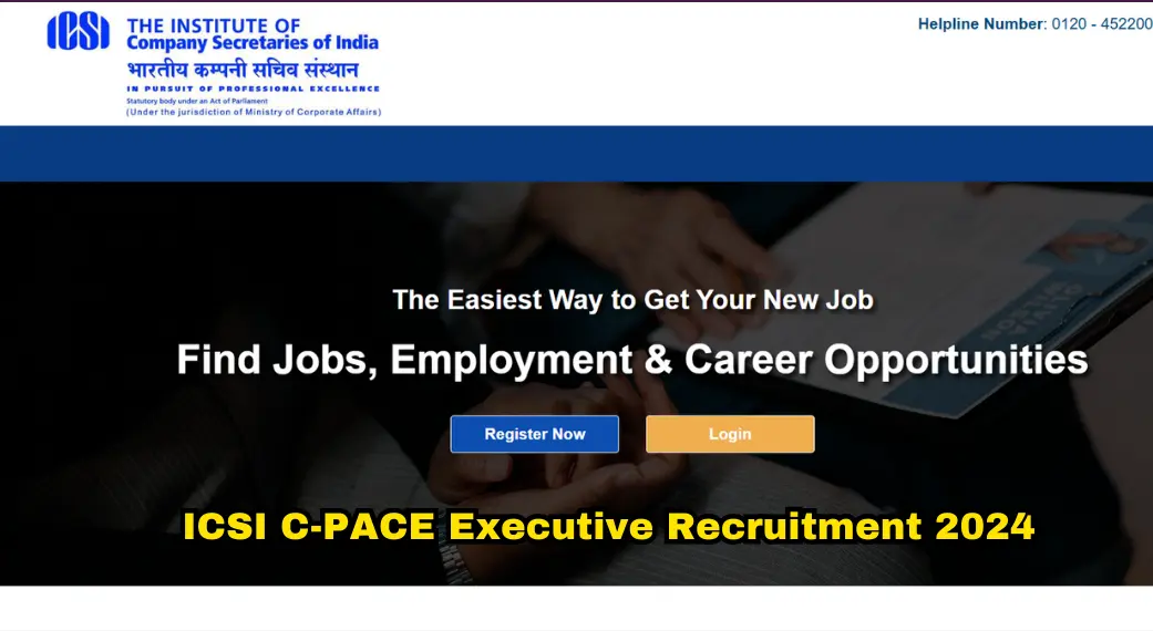 ICSI C-PACE Executive Recruitment 2024 at stimulate.icsi.edu