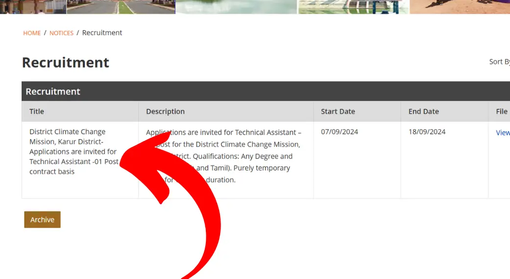 Karur Technical Assistant Recruitment 2024 Join the Climate Change Movement for an 11-Month Contract