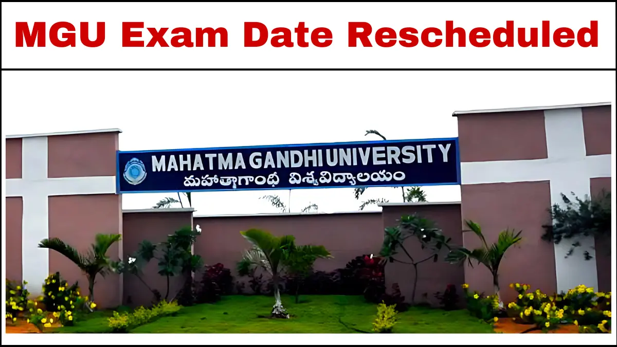 MGU Exam Date Rescheduled