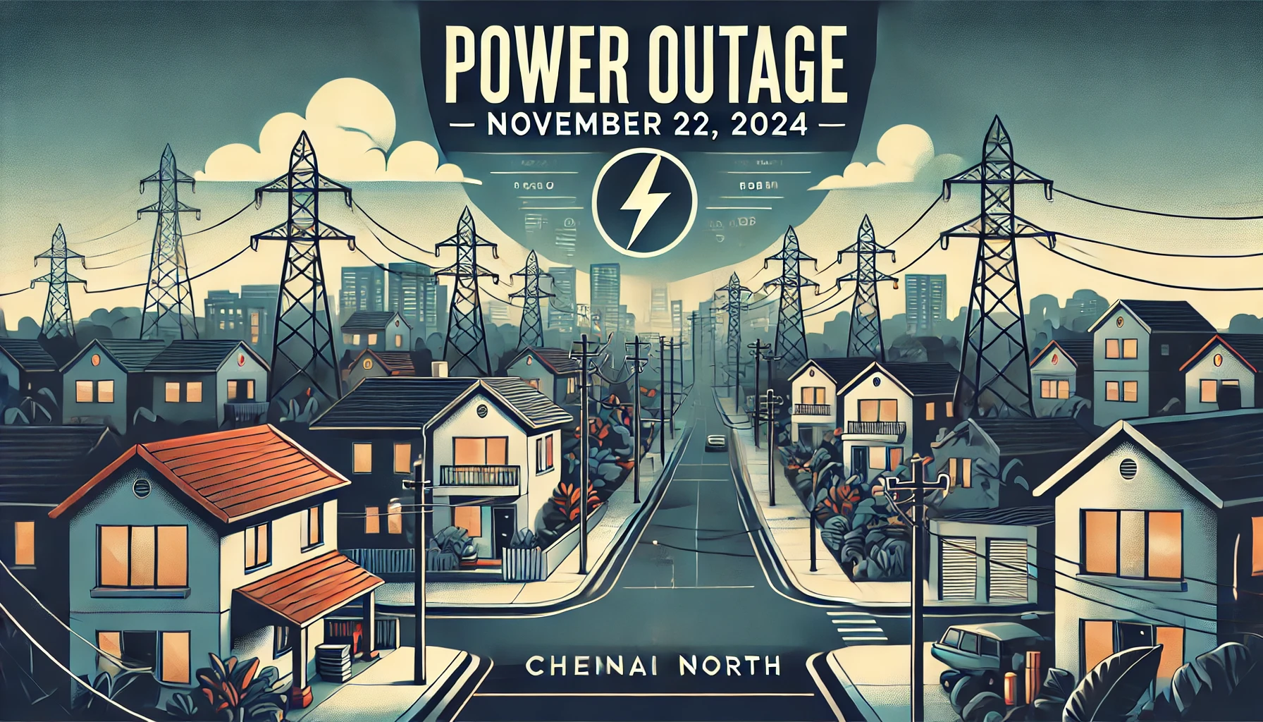 5 Hours Power Outage Notification for Chennai North – November 22, 2024