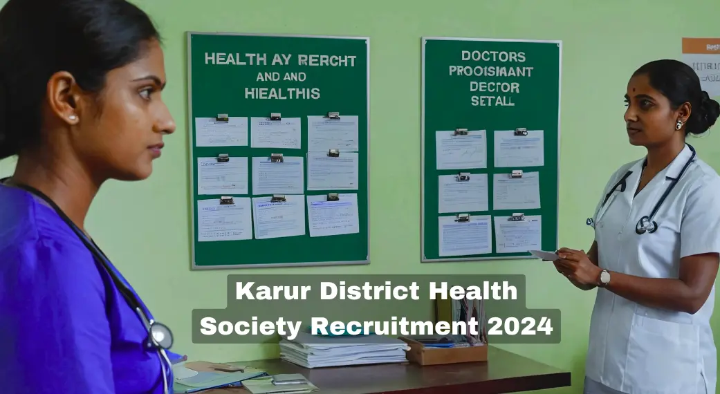 Karur District Health Society Recruitment November 2024 Apply for Ayush Doctor, Audiologist, Lab Technician & More Contractual Posts by December 5