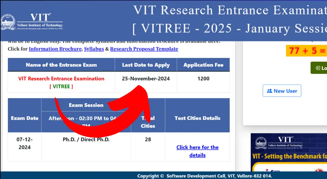 Last Few Days to Apply for VITREE 2025 – Deadline is 25 November 2024!