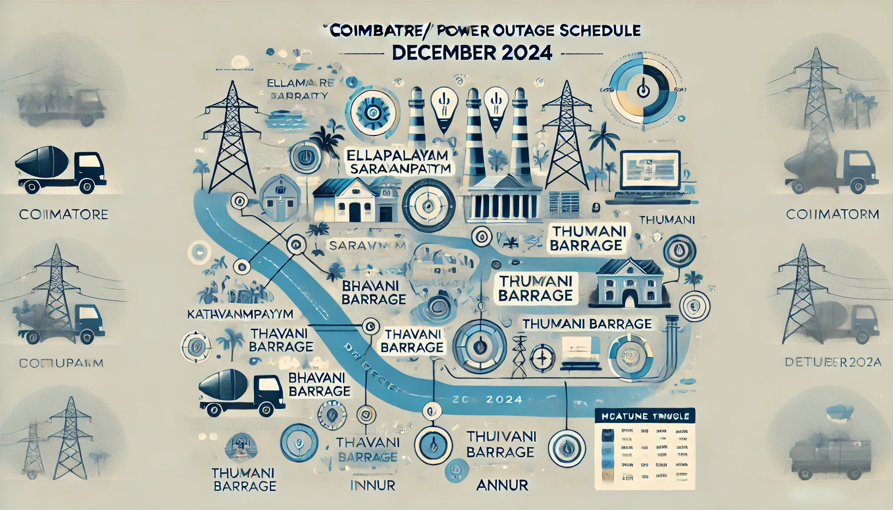 CoimbatoreNorth Power Outage Schedule December 2024