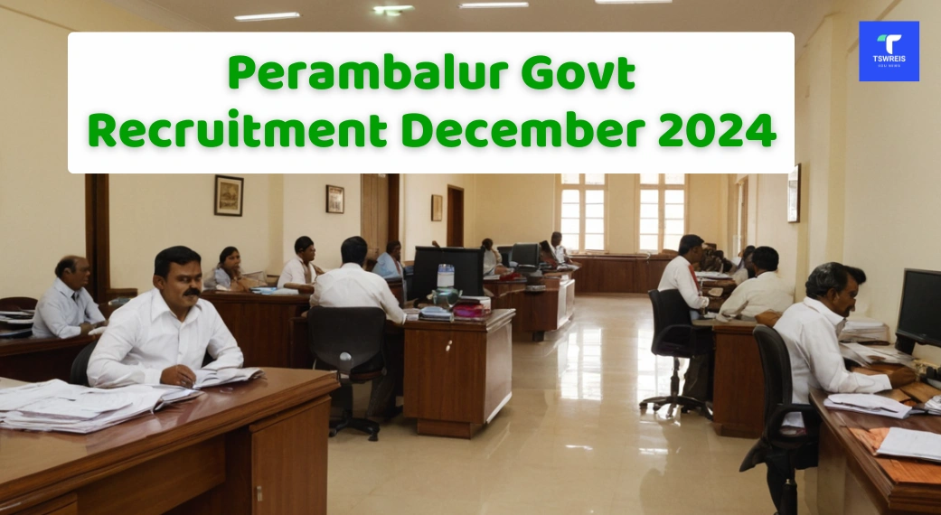 Perambalur Govt Recruitment December 2024